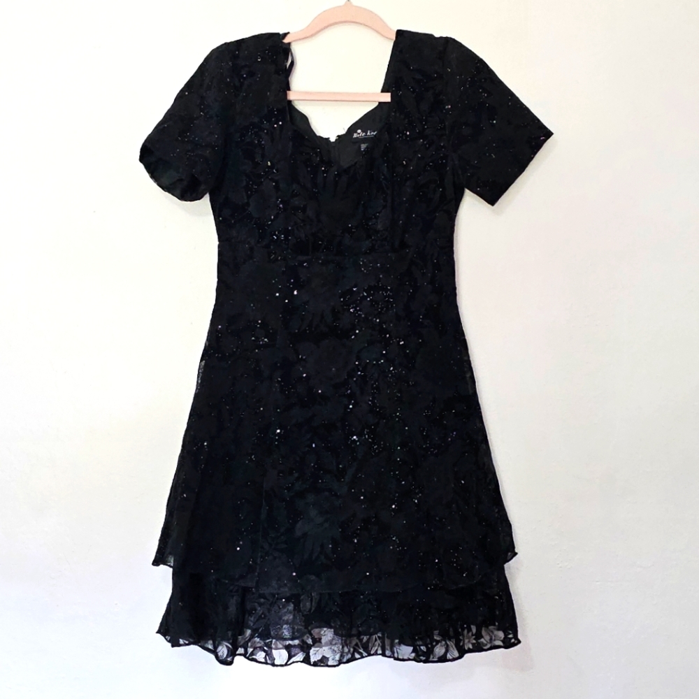 Vintage 90s Black Dress